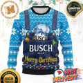 Busch Beer Merry Christmas Ugly Sweater For Holiday 2023 Xmas Gifts