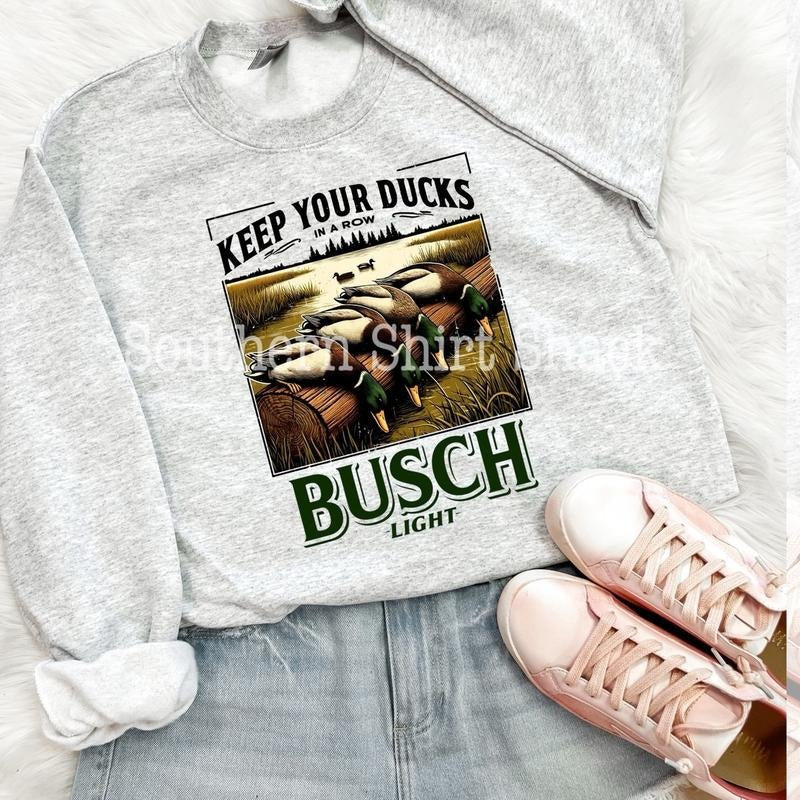 Busch Duck Hunting Sweatshirt | Duck Season Sweatshirt T-Shirts, Hoodie | CiraTrend.com