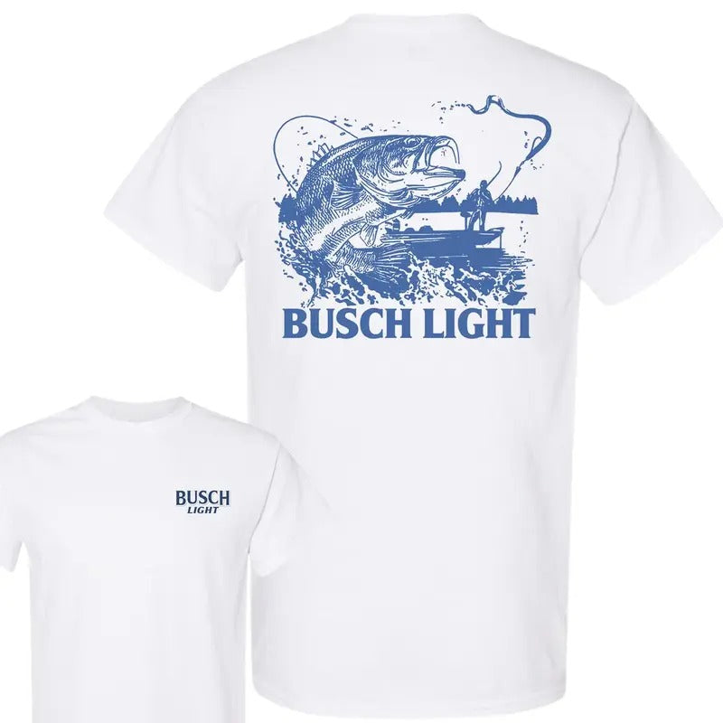 Busch Light Fishing T-shirt, Hungting T-Shirt, Retro Style, Men's Tshirt, Men's Clothes Hoodie, Sweatshirt | CiraTrend.com