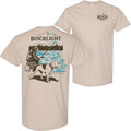 Busch Light Fishing with Friends Tan Front Back Print T-Shirt Hoodie, Sweatshirt | CiraTrend.com