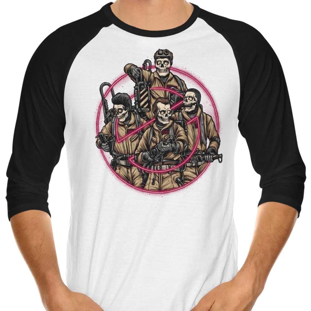 Busted Ghouls - 3/4 Sleeve Raglan T-Shirt Hoodie, Sweatshirt | CiraTrend.com (Image 1)