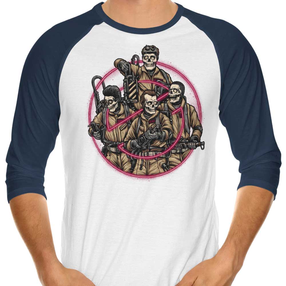 Busted Ghouls - 3/4 Sleeve Raglan T-Shirt Hoodie, Sweatshirt | CiraTrend.com (Image 4)