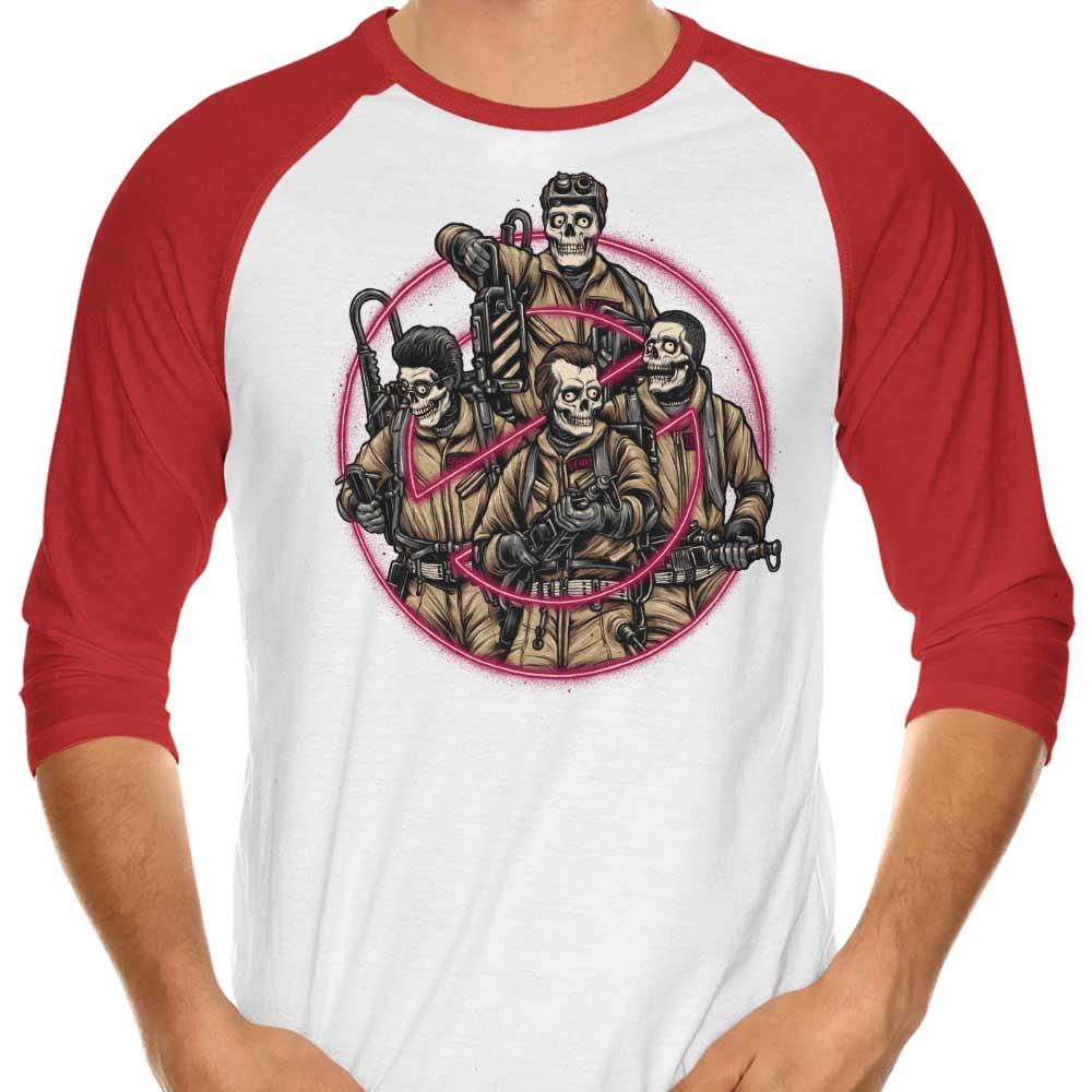 Busted Ghouls - 3/4 Sleeve Raglan T-Shirt Hoodie, Sweatshirt | CiraTrend.com (Image 3)