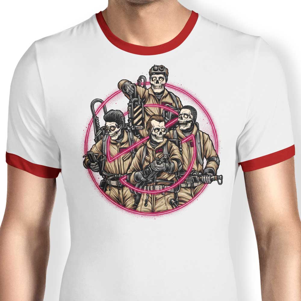 Busted Ghouls - Ringer T-Shirt Hoodie, Sweatshirt | CiraTrend.com (Image 3)