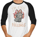 But I Have Feelings - 3/4 Sleeve Raglan T-Shirt Hoodie, Sweatshirt | CiraTrend.com (Image 1)