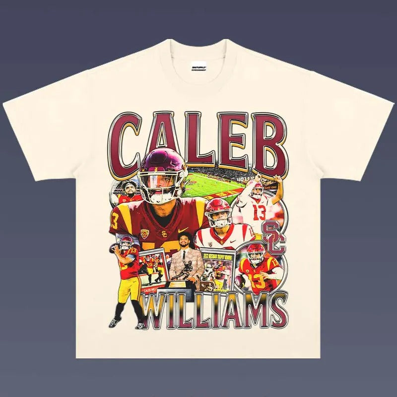 CALEB WILLIAMS 1.0 VINTAGE TEE | AMERICAN FOOTBALL | GIFT FOR FAN Hoodie, Sweatshirt | CiraTrend.com