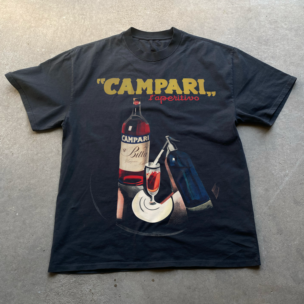 1921 'MIXER' CAMPARI VINTAGE POSTER HEAVYWEIGHT BLACK T-SHIRT Hoodie, Sweatshirt | CiraTrend.com (Image 2)