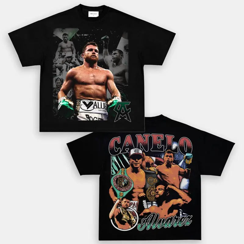 CANELO ALVAREZ TEE, Boxing T-shirt, Boxer Tee, Sports Shirt, Athletic Tee, Fitness Gift, Workout T-shirt Streetwear...