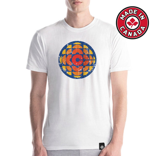 CBC 1974-1986 Retro Gem Logo - Made in Canada T-shirt