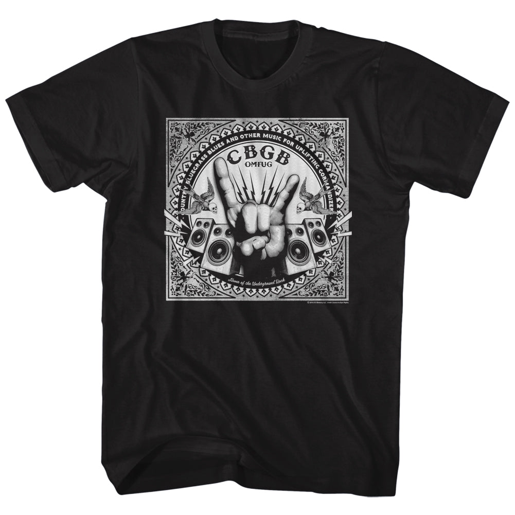 CBGB S S Rock Hand Solid Black T-Shirts, Hoodie, Sweatshirt