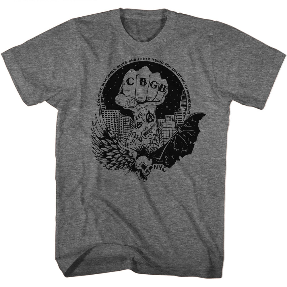 CBGB S S Nyc Heather Graphite Heather T-Shirts, Hoodie, Sweatshirt