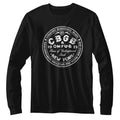 CBGB Mens L/S T-Shirt - CBGBcircle - Solid Black Hoodie, Sweatshirt | CiraTrend.com