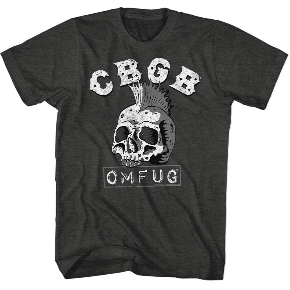CBGB S S Dead Mohawk Heather Black Heather T-Shirts, Hoodie, Sweatshirt