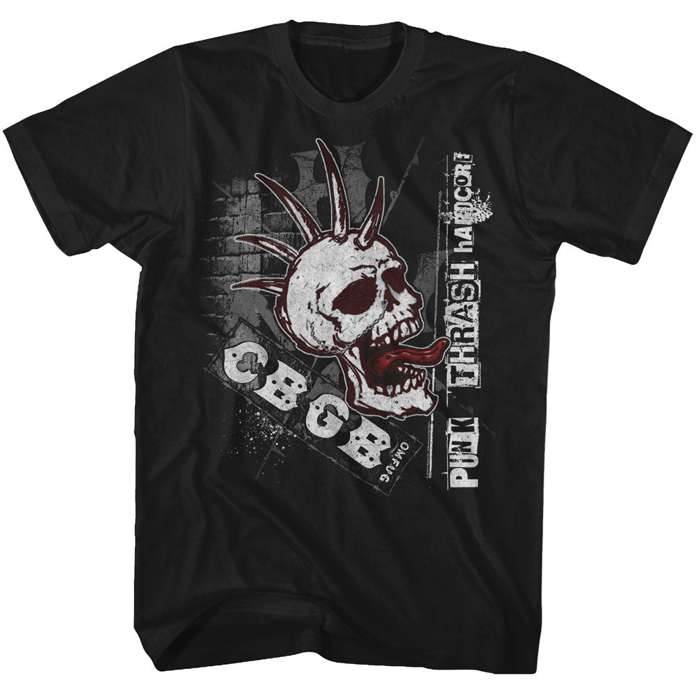 CBGB S S Screaming Skull Solid Black T-Shirts, Hoodie, Sweatshirt