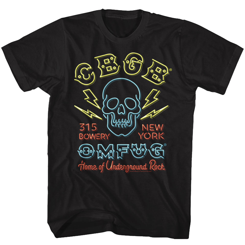 CBGB S S Neon Sign Solid Black T-Shirts, Hoodie, Sweatshirt