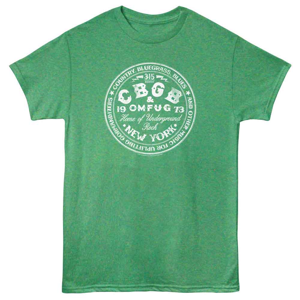 CBGB Logo Kelly Green Official Heather T-Shirt Hoodie, Sweatshirt | CiraTrend.com