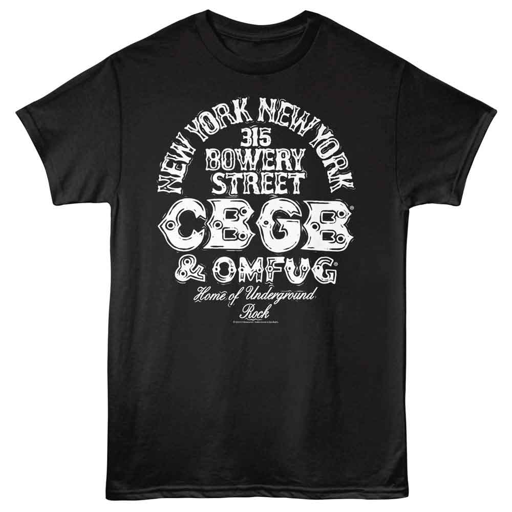 CBGB Logo And Address Official T-Shirt Hoodie, Sweatshirt | CiraTrend.com