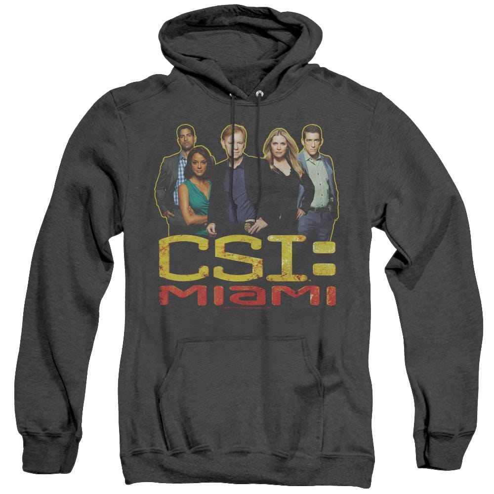 Csi Miami The Cast In Black - Heather Pullover Hoodie T-Shirts, Sweatshirt | CiraTrend.com
