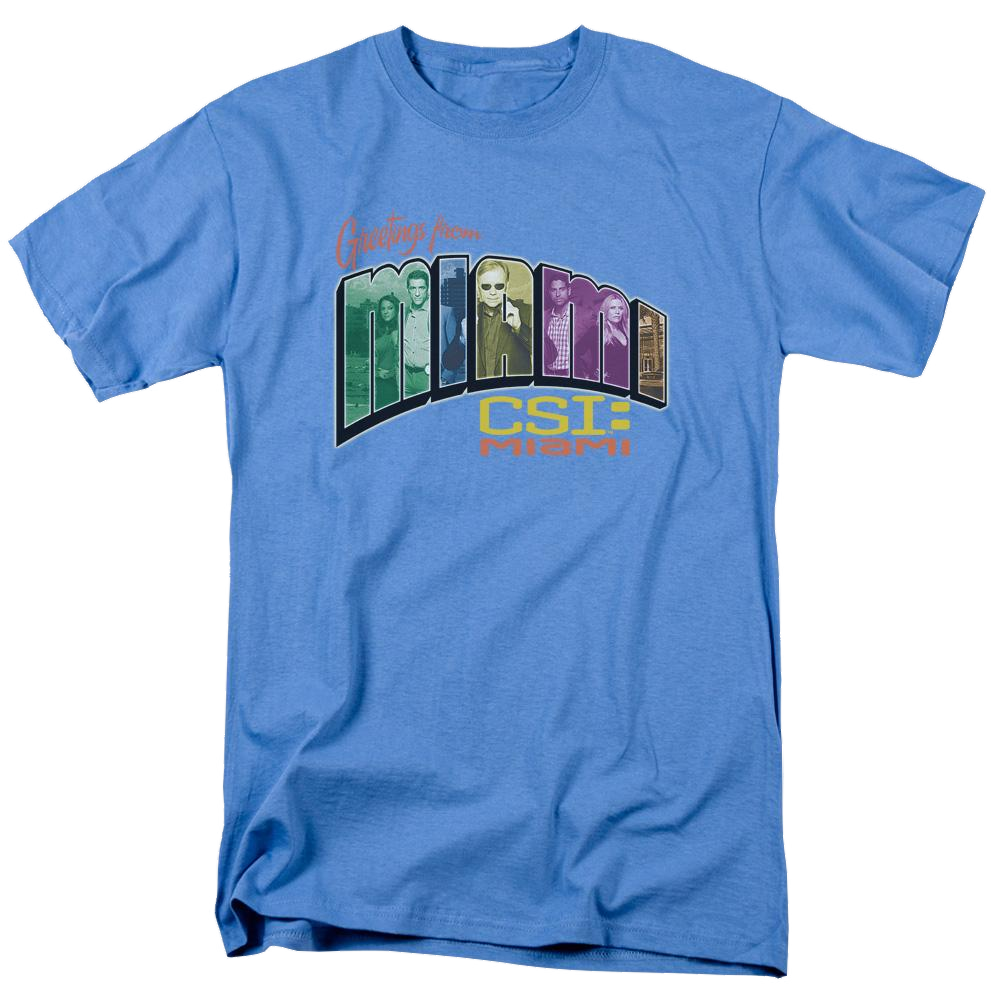 Csi Miami Greeting From Miami - Men's Regular Fit T-Shirt Hoodie, Sweatshirt | CiraTrend.com