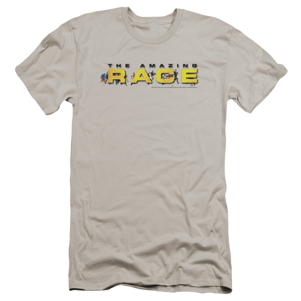 Amazing Race, The Running Logo - Men's Premium Slim Fit T-Shirt Hoodie, Sweatshirt | CiraTrend.com