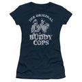 Andy Griffith Buddy Cops Junior Sheer Cap Sleeve Womens T Shirt Navy Hoodie, Sweatshirt | CiraTrend.com