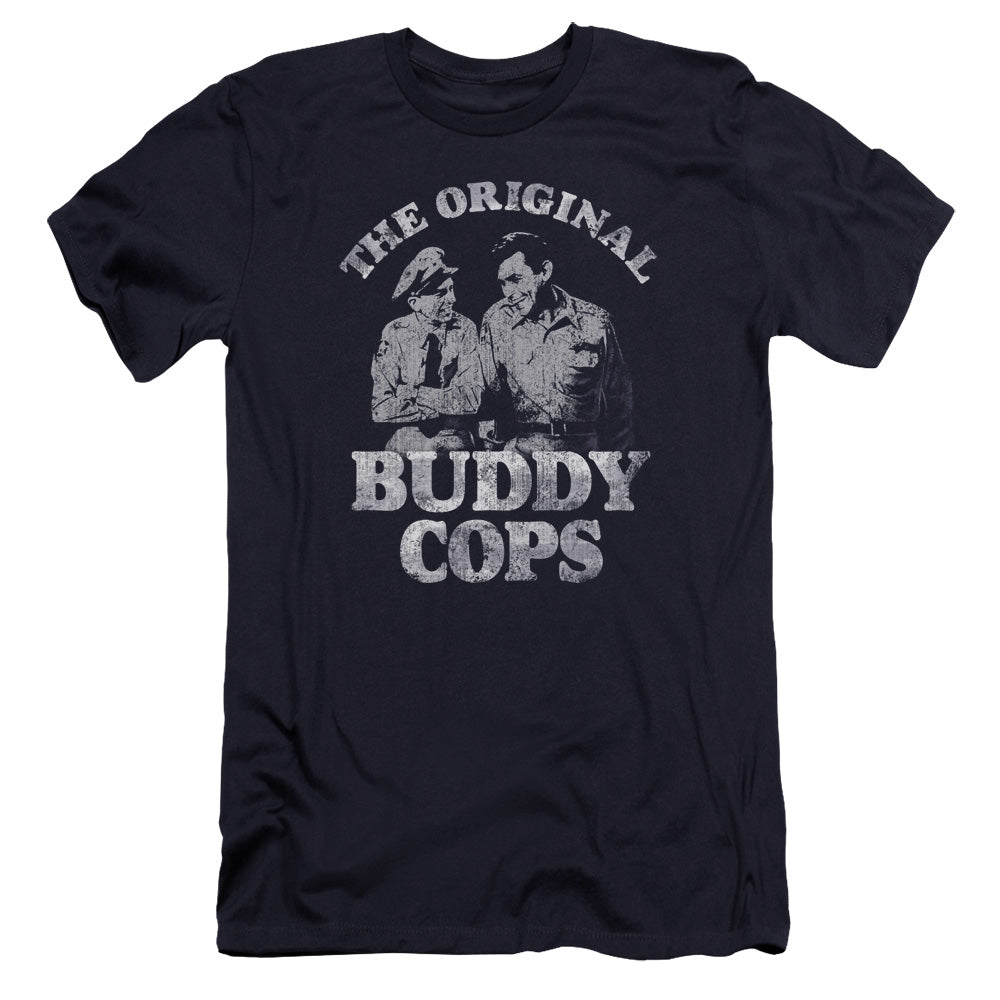 Andy Griffith Buddy Cops Premium Bella Canvas Slim Fit Mens T Shirt Navy Hoodie, Sweatshirt | CiraTrend.com (Image 2)