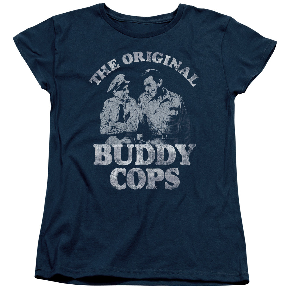 Andy Griffith Buddy Cops Womens T Shirt Navy Hoodie, Sweatshirt | CiraTrend.com (Image 1)