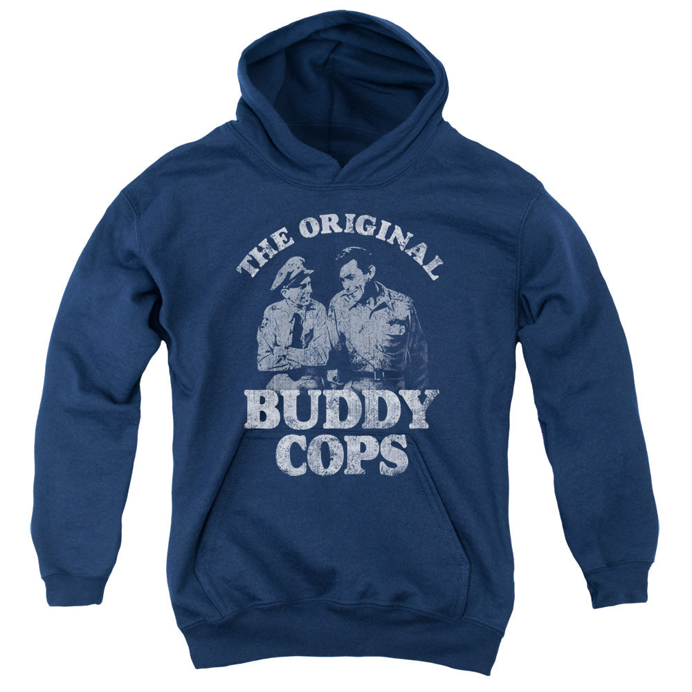 Andy Griffith Buddy Cops Kids Youth Hoodie Navy T-Shirts, Sweatshirt | CiraTrend.com (Image 1)