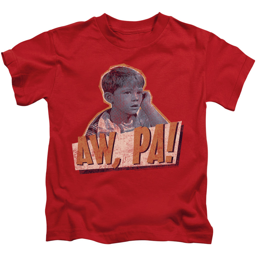 Andy Griffith Aw Pa Juvenile Kids Youth T Shirt Red Hoodie, Sweatshirt | CiraTrend.com (Image 1)