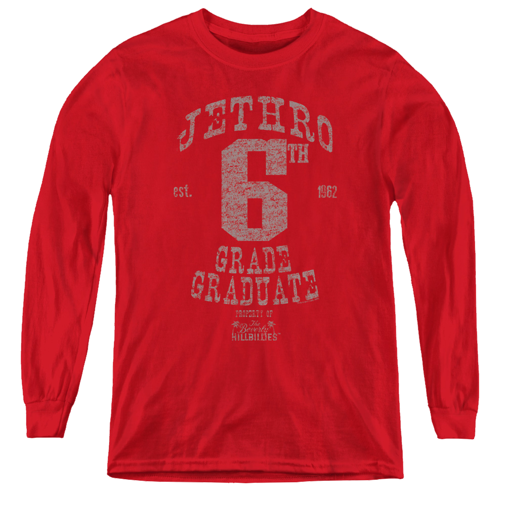 Beverly Hillbillies, The Mr 6Th Grade Grad - Youth Long Sleeve T-Shirt Hoodie, Sweatshirt | CiraTrend.com