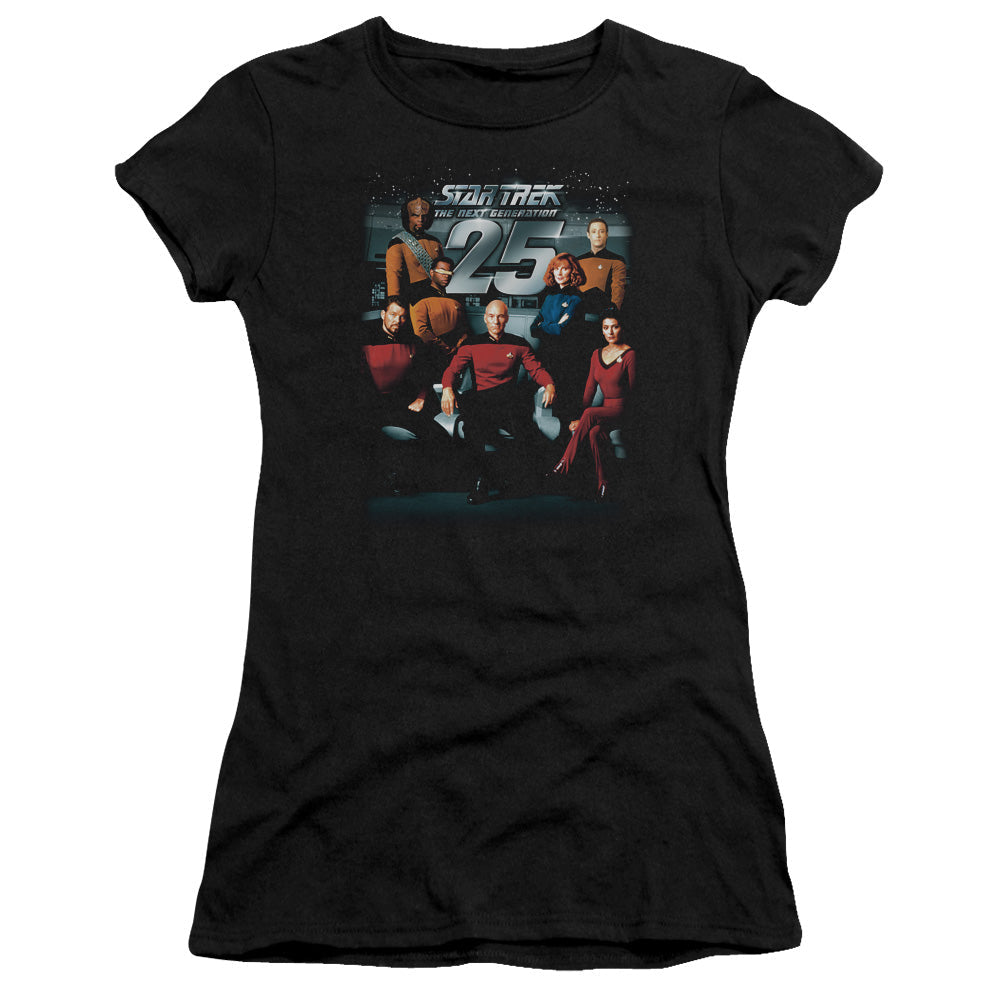 90210 Color Blend Logo Junior Sheer Cap Sleeve V-Neck Womens T Shirt Charcoal Hoodie, Sweatshirt | CiraTrend.com (Image 2)