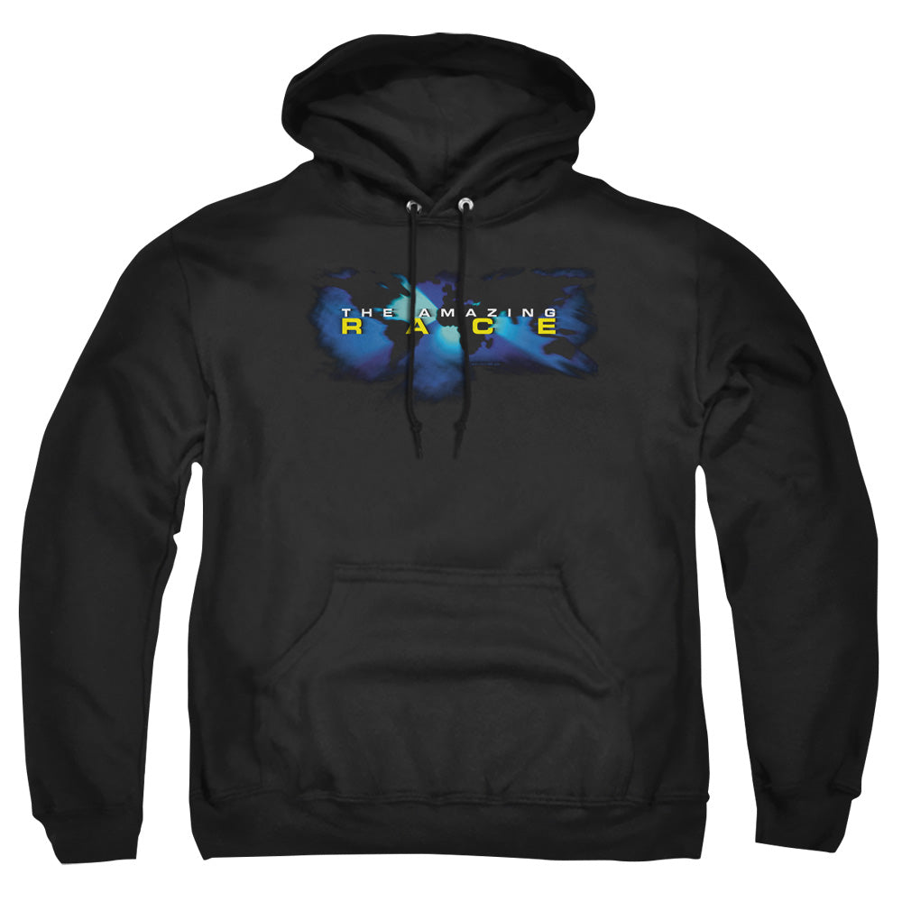 Amazing Race Faded Globe Mens Hoodie Black T-Shirts, Sweatshirt | CiraTrend.com (Image 4)