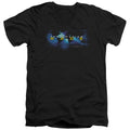 Amazing Race Faded Globe Mens Slim Fit V-Neck T Shirt Black Hoodie, Sweatshirt | CiraTrend.com