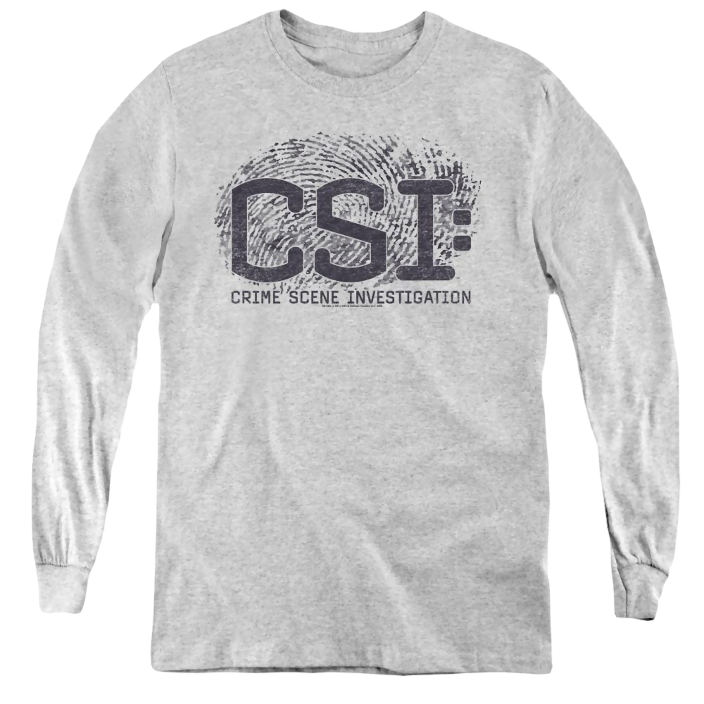 Csi Distressed Logo - Youth Long Sleeve T-Shirt Hoodie, Sweatshirt | CiraTrend.com