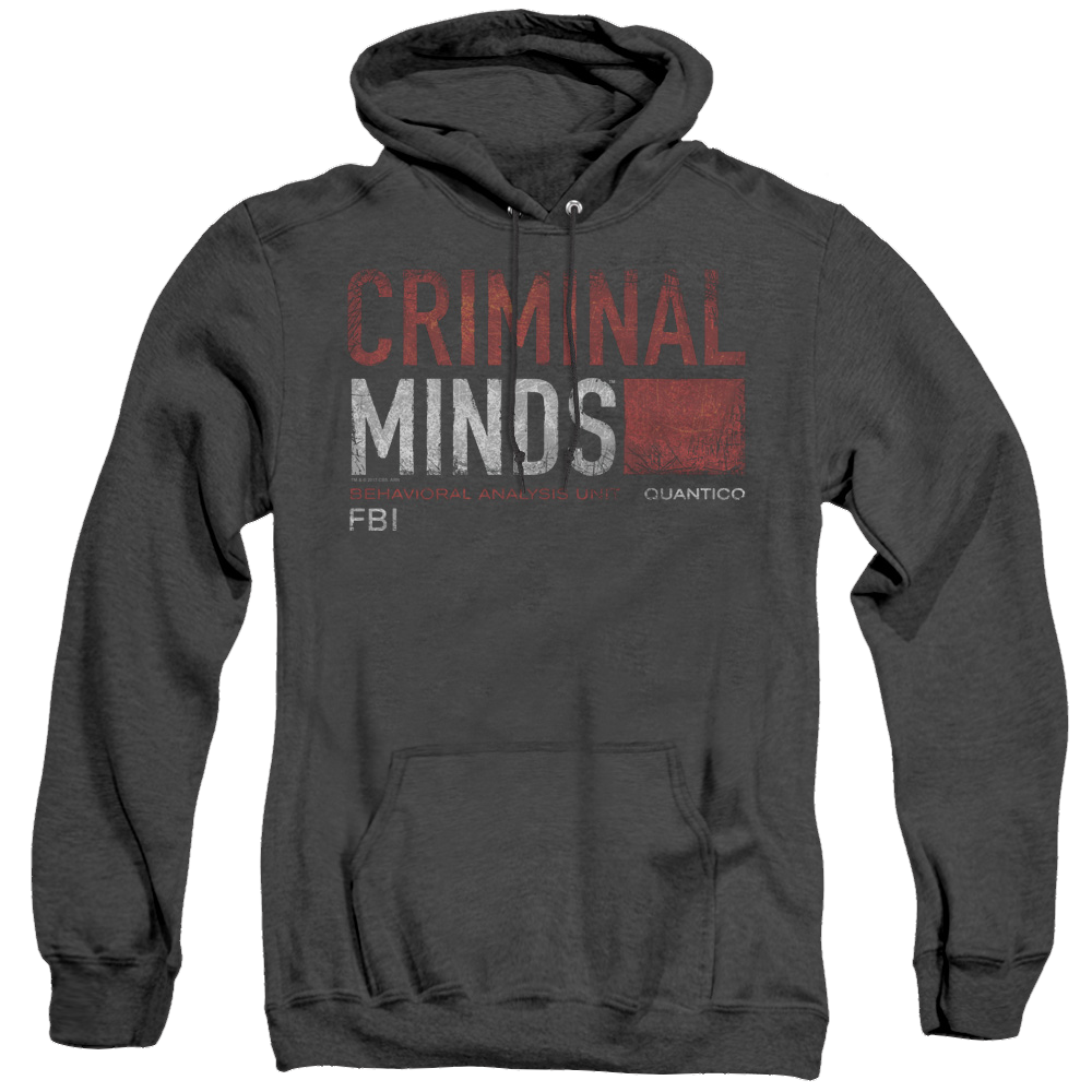 Criminal Minds Title Card - Heather Pullover Hoodie T-Shirts, Sweatshirt | CiraTrend.com