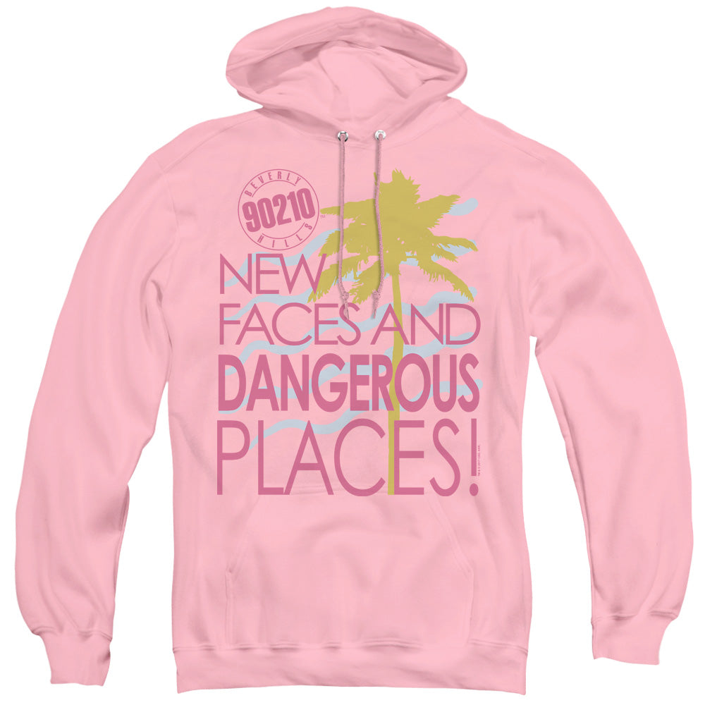 90210 Tagline Mens Hoodie Pink T-Shirts, Sweatshirt | CiraTrend.com (Image 1)