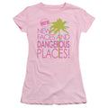 90210 Tagline Junior Sheer Cap Sleeve Womens T Shirt Pink Hoodie, Sweatshirt | CiraTrend.com