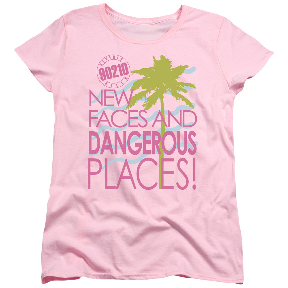 90210 Tagline Womens T Shirt Pink Hoodie, Sweatshirt | CiraTrend.com (Image 1)