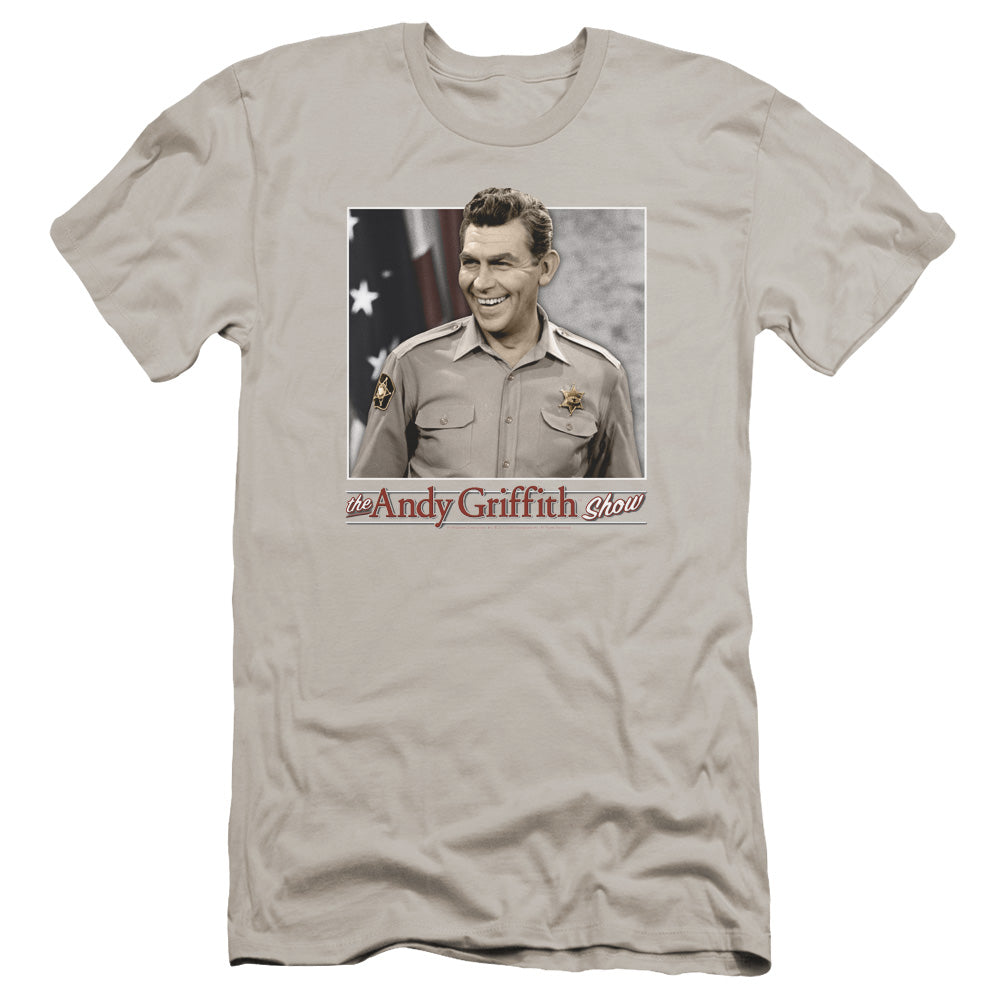 Andy Griffith All American Premium Bella Canvas Slim Fit Mens T Shirt Silver Hoodie, Sweatshirt | CiraTrend.com