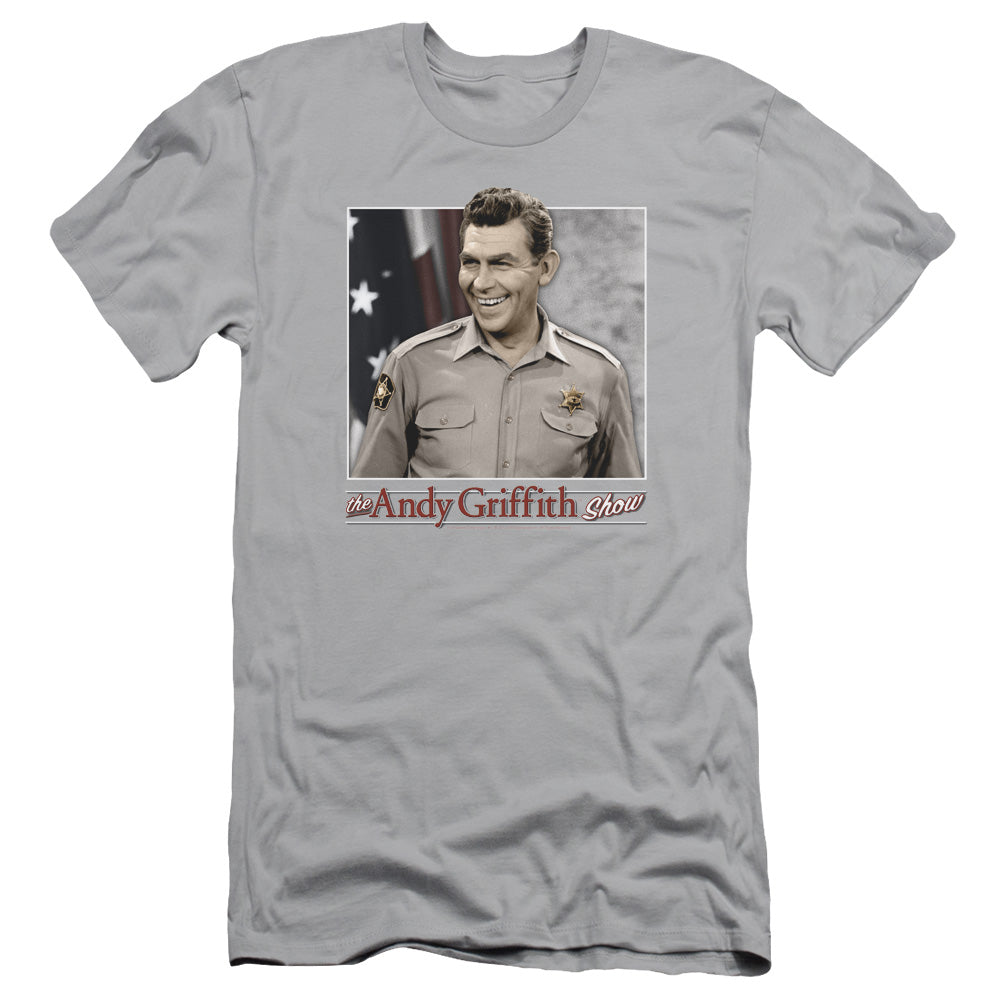 Andy Griffith All American Slim Fit Mens T Shirt Silver Hoodie, Sweatshirt | CiraTrend.com