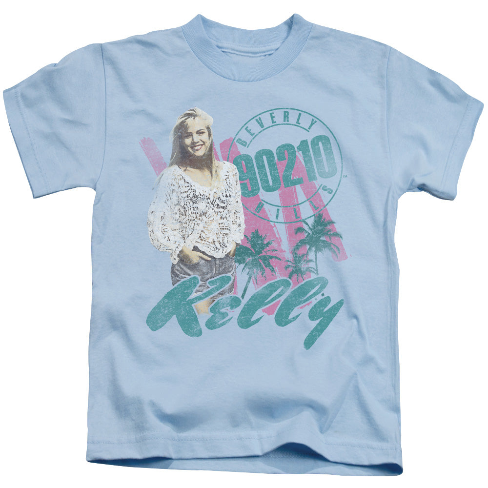 90210 Kelly Vintage Juvenile Kids Youth T Shirt Light Blue Hoodie, Sweatshirt | CiraTrend.com (Image 1)