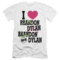 90210 I Heart 90210 Slim Fit Mens T Shirt White Hoodie, Sweatshirt | CiraTrend.com