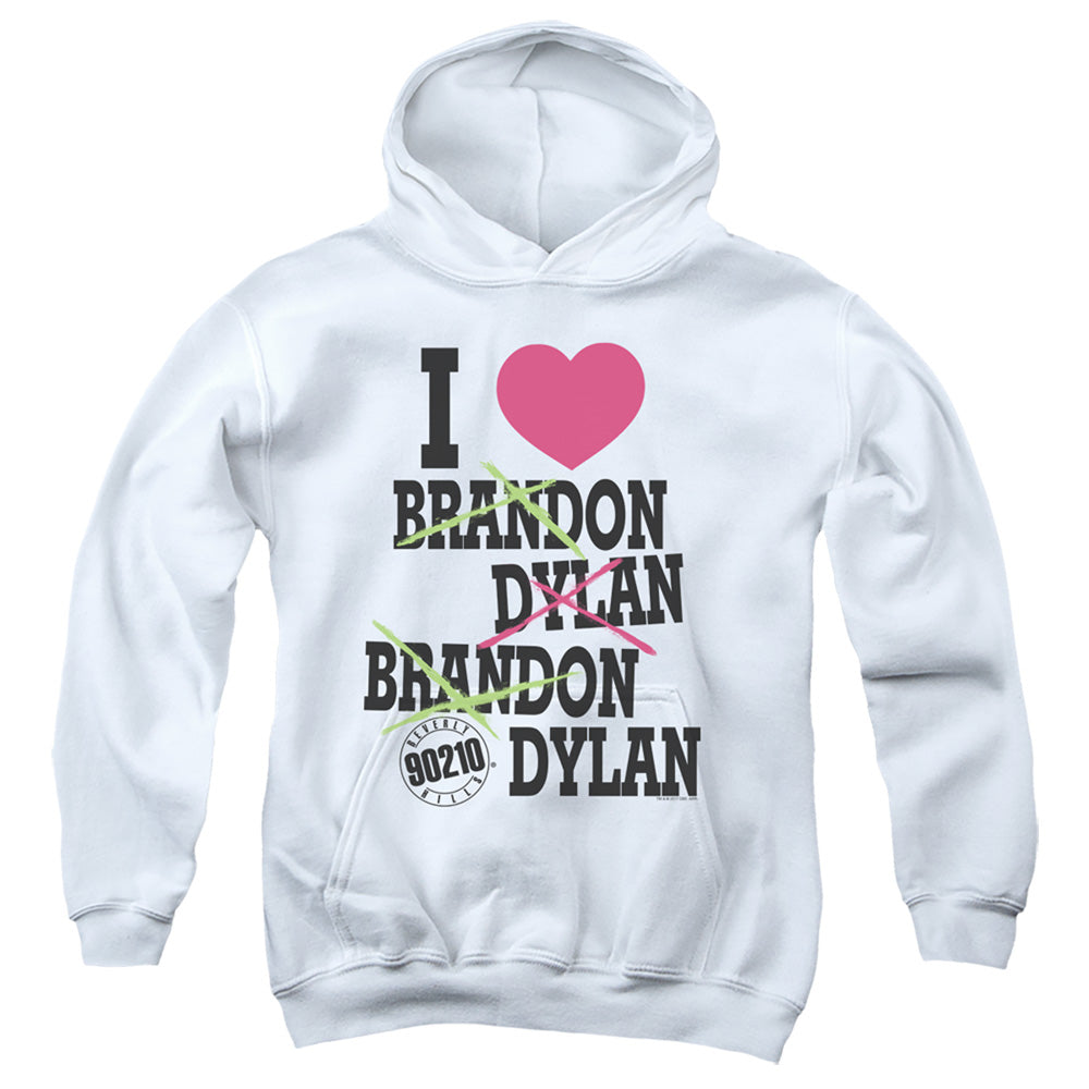 90210 I Heart 90210 Kids Youth Hoodie White T-Shirts, Sweatshirt | CiraTrend.com (Image 1)