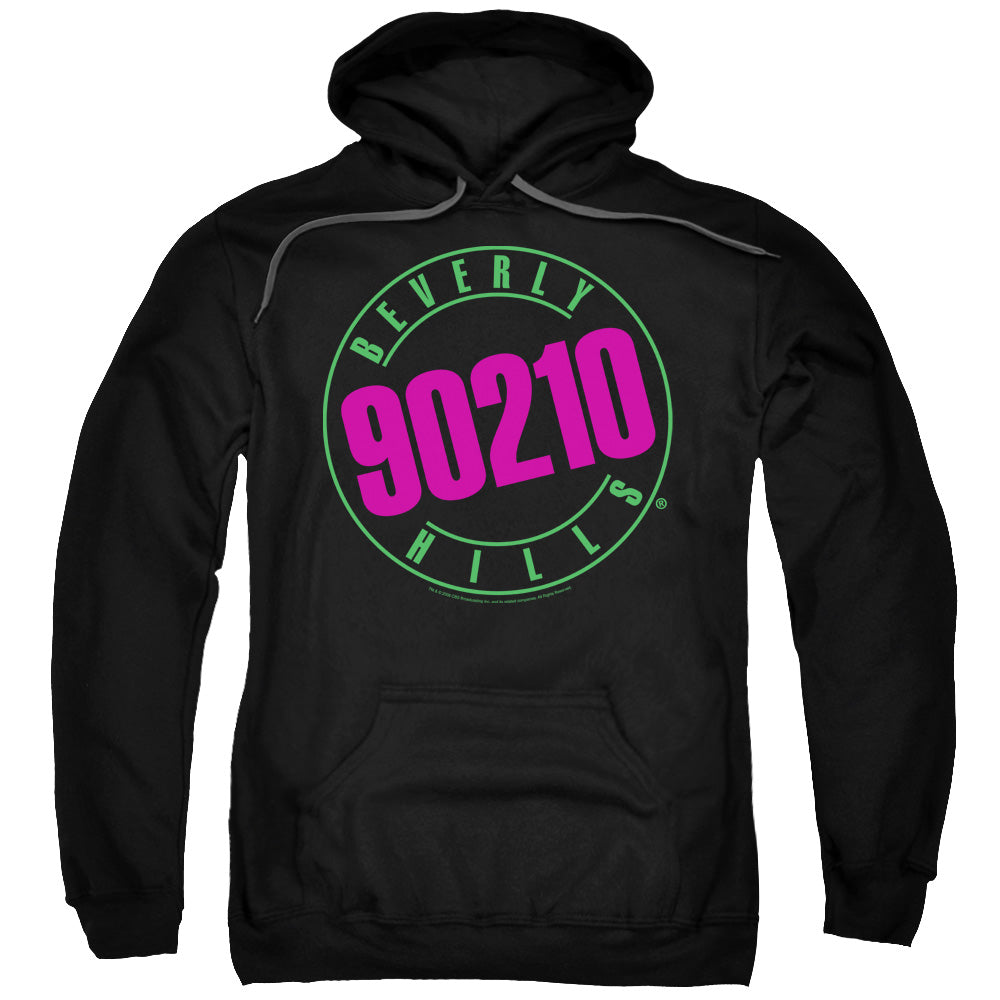 90210 Neon Mens Hoodie Black T-Shirts, Sweatshirt | CiraTrend.com (Image 1)