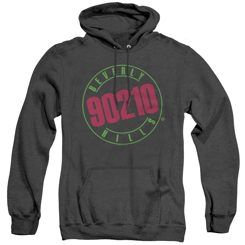 90210 Neon Mens Heather Hoodie Black T-Shirts, Sweatshirt | CiraTrend.com (Image 3)