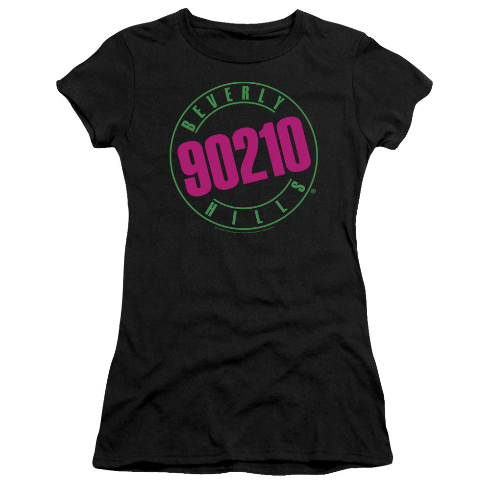 90210 Neon Junior Sheer Cap Sleeve Womens T Shirt Black Hoodie, Sweatshirt | CiraTrend.com