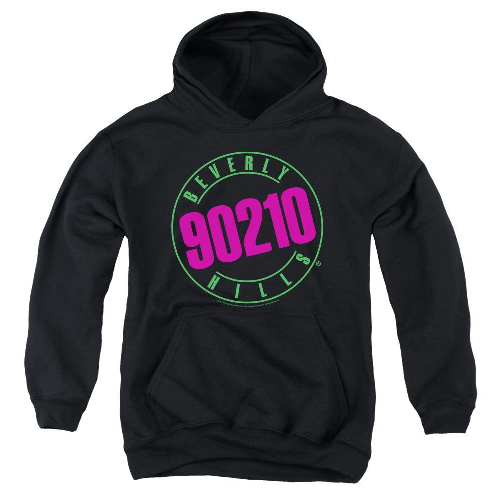 90210 Neon Kids Youth Hoodie Black T-Shirts, Sweatshirt | CiraTrend.com (Image 1)