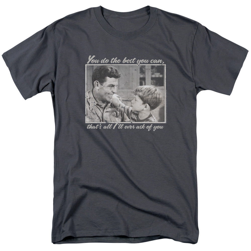 Andy Griffith Wise Words Mens T Shirt Charcoal Hoodie, Sweatshirt | CiraTrend.com (Image 1)
