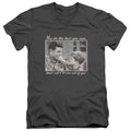 Andy Griffith Wise Words Mens Slim Fit V-Neck T Shirt Charcoal Hoodie, Sweatshirt | CiraTrend.com