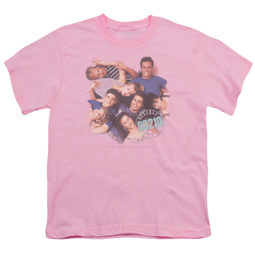 90210 Gang in Logo Kids Youth T Shirt Pink Hoodie, Sweatshirt | CiraTrend.com (Image 1)